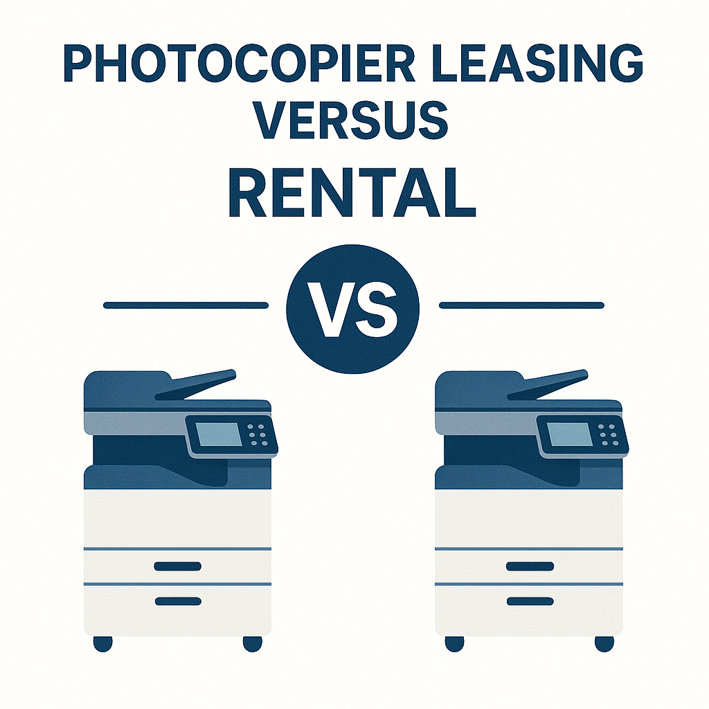 Photocopier leasing versus printer rental